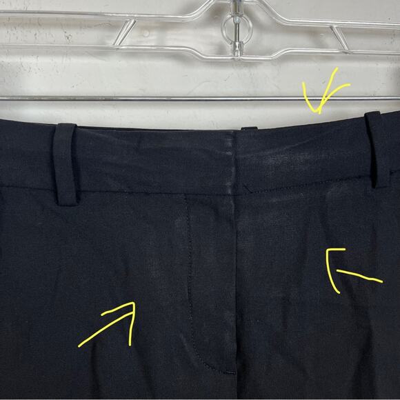 Theory Testra Wool Stretch Classic Crop Pants - Picture 7 of 12